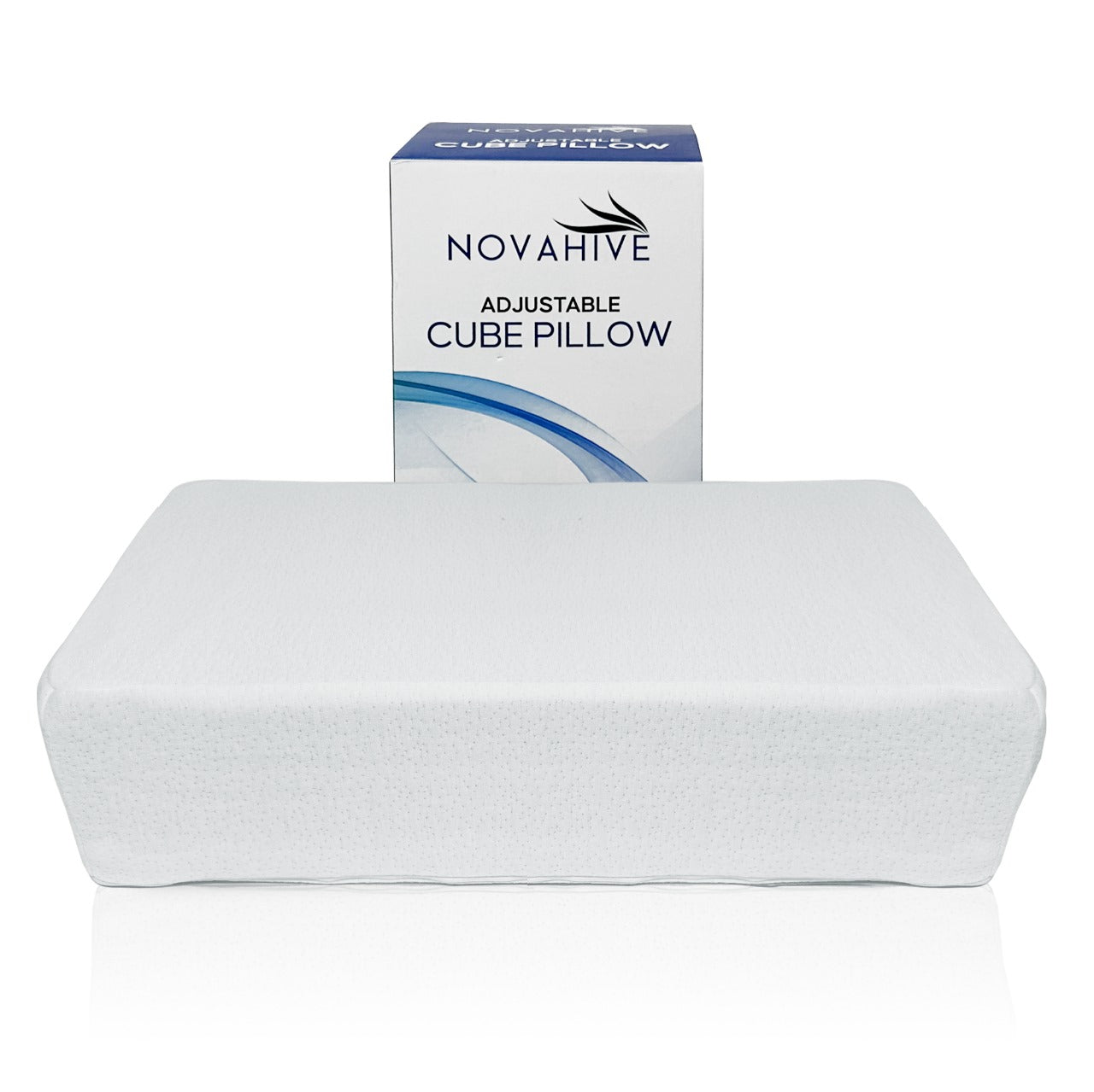 NovaHive Memory Foam Cube Pillow